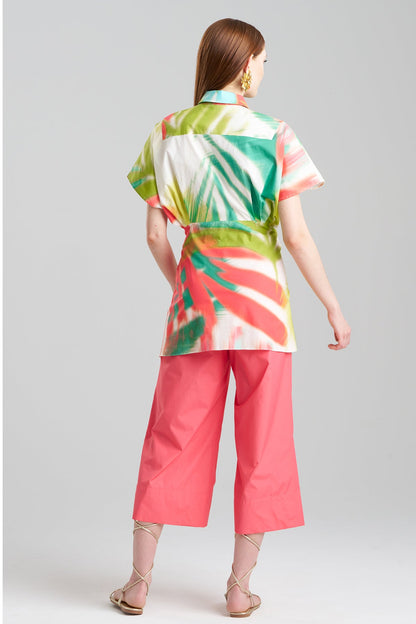 Usami Cotton Kimono Wrap Shirt Multi Natori