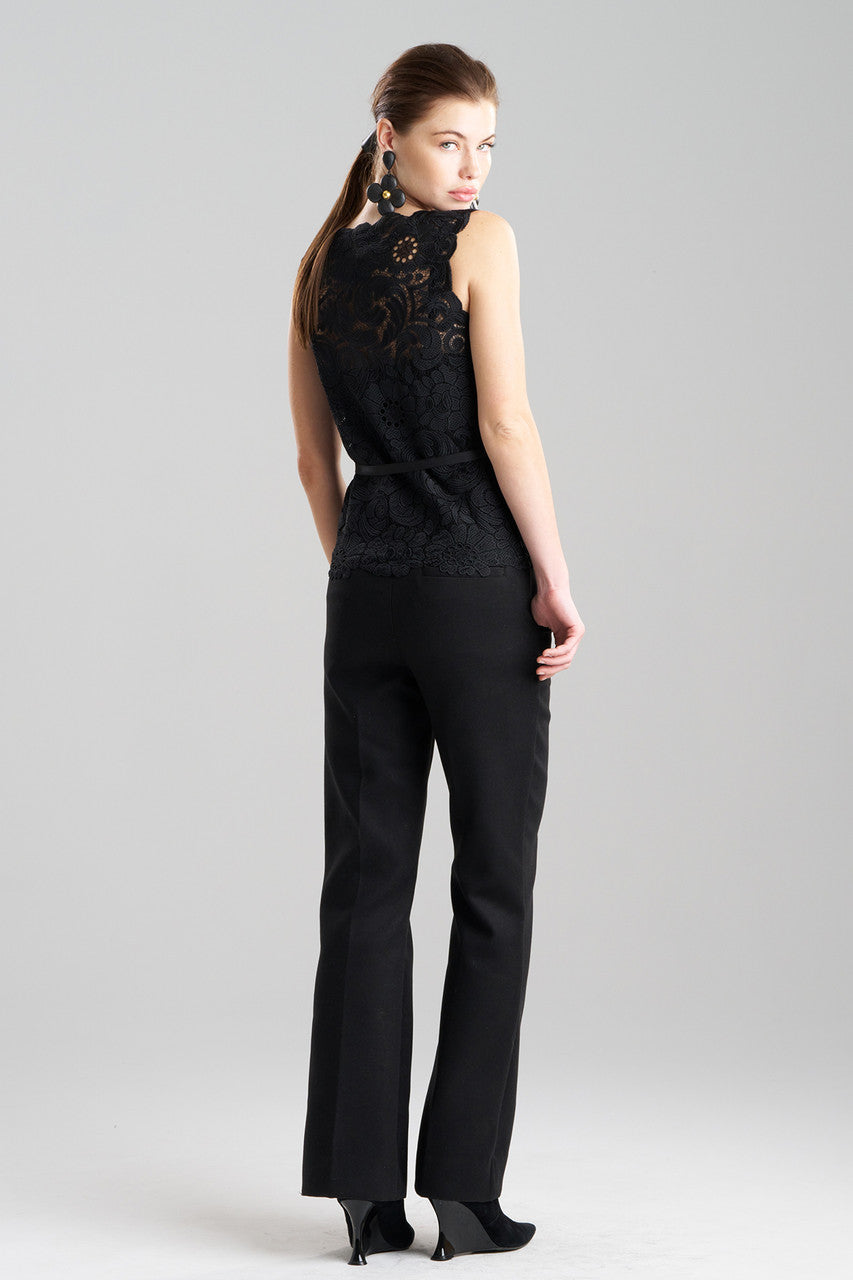 Buy Mantilla Lace Top in Black Online Black Natori