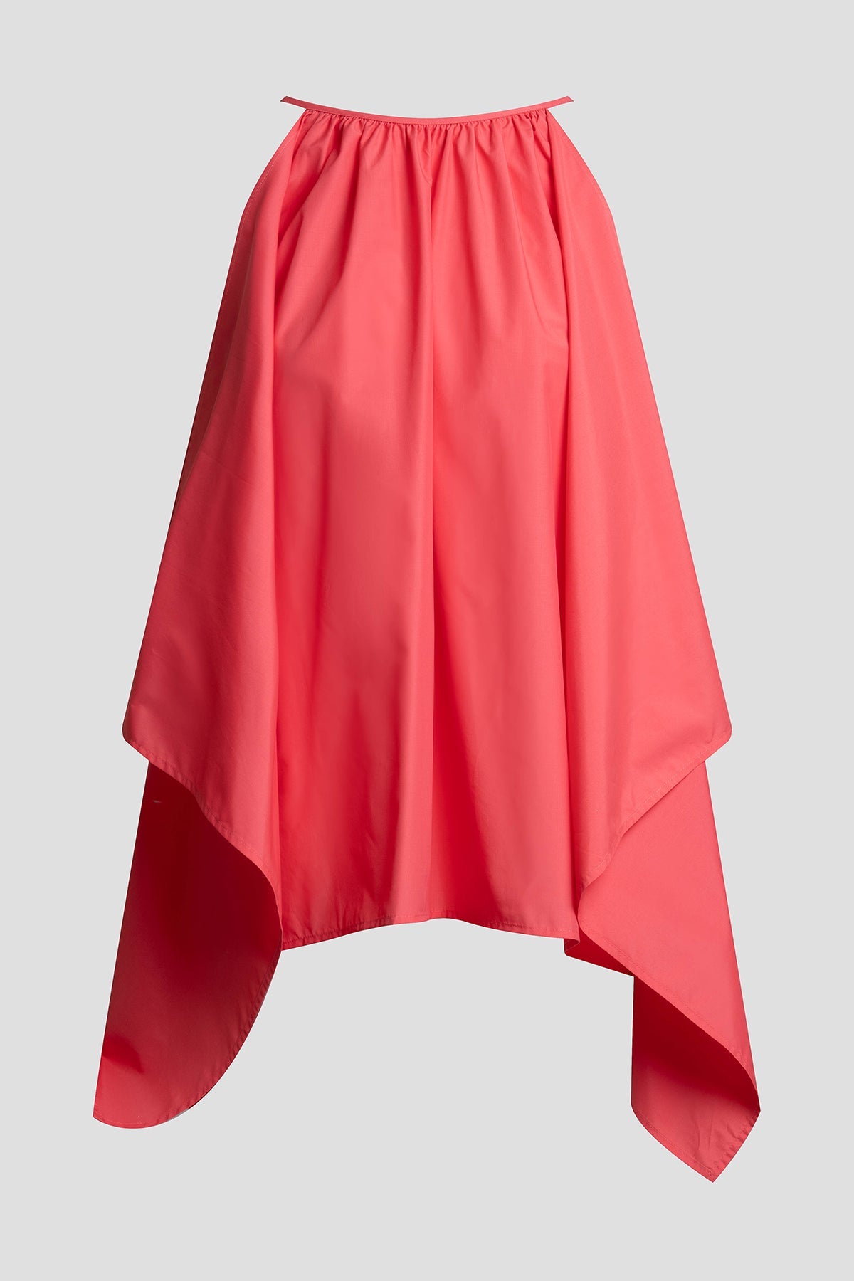 Techno Poplin Handkerchief Top Vivid Coral Natori