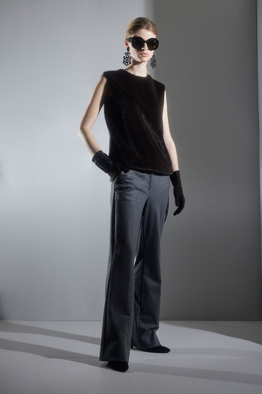 Buy Faux Mink Top in Espresso Online Espresso Natori