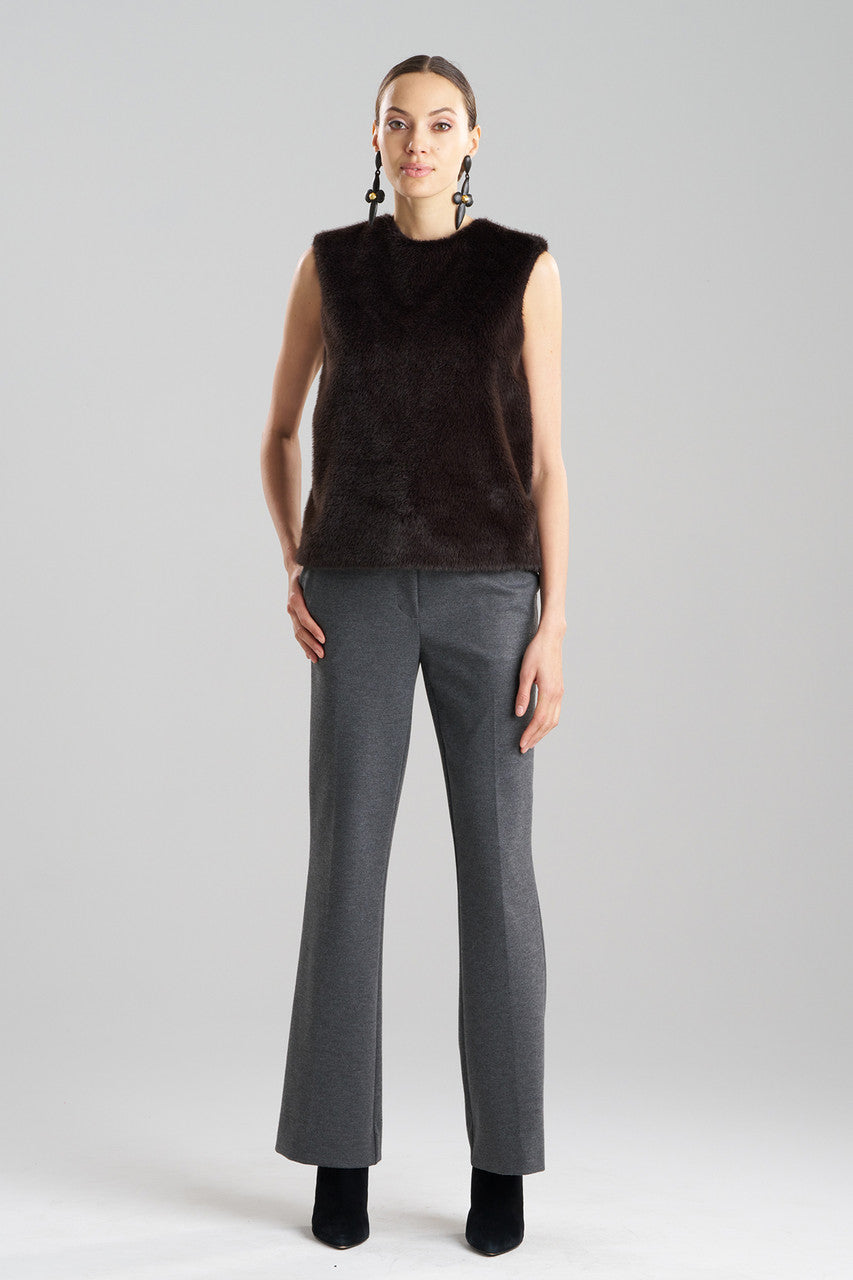 Buy Faux Mink Top in Espresso Online Espresso Natori