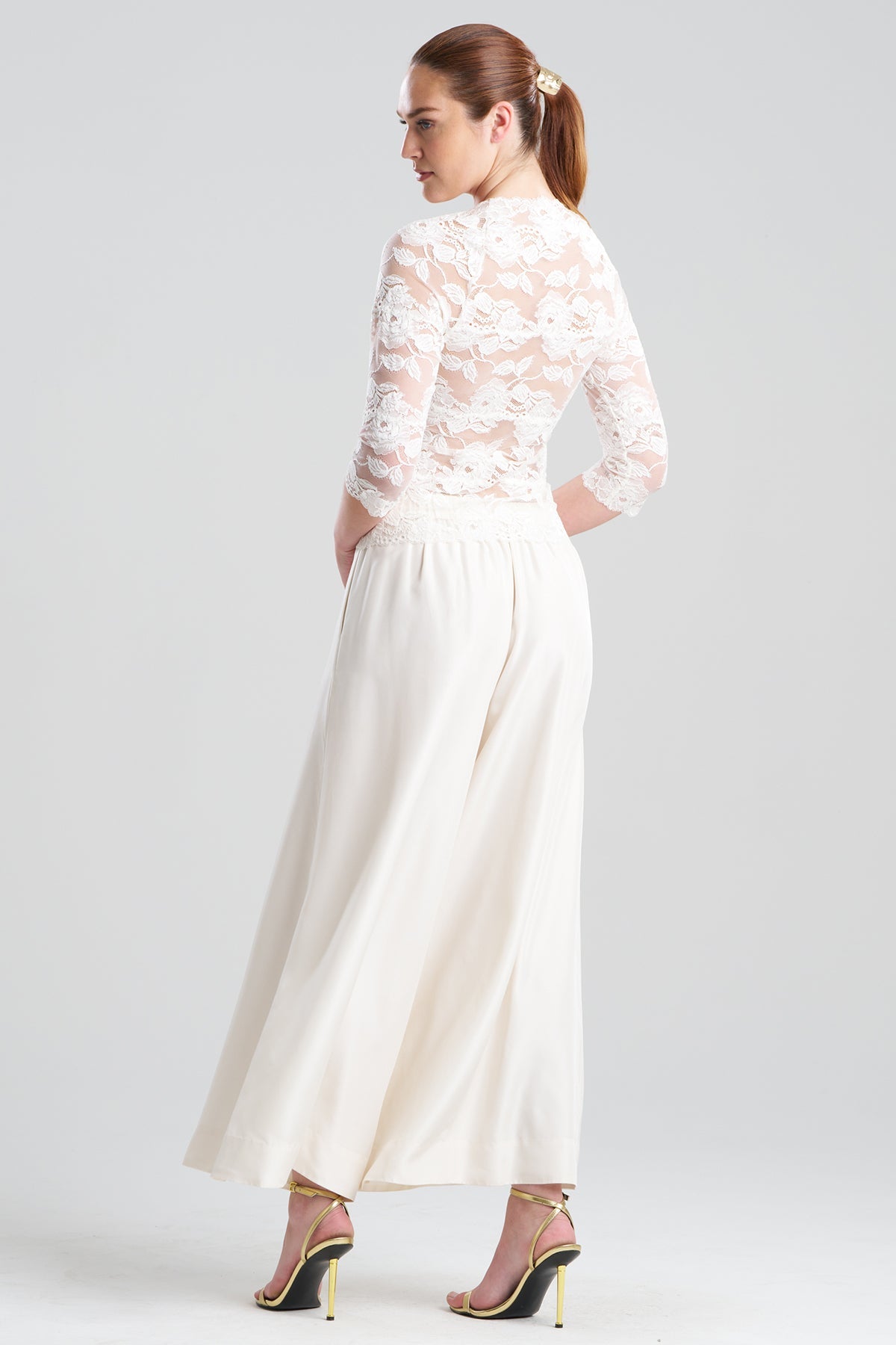 Buy Imagine Allover Lace Top in Warm White Online Warm White Natori