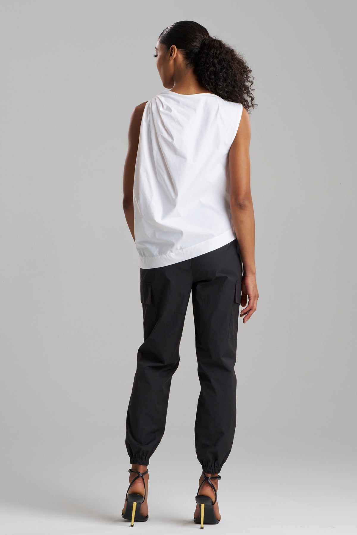Buy Techno Poplin Origami Top online White Natori