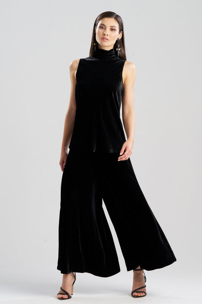 Buy Velvet Turtleneck in Black Online Black Natori