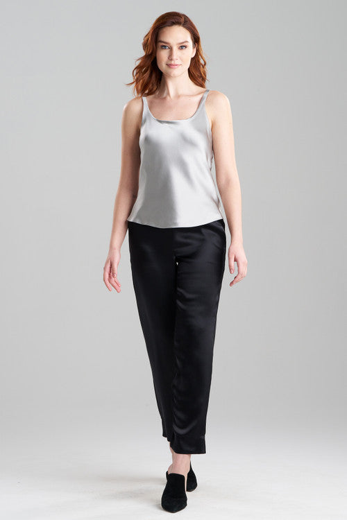 Buy Key Silk Tank in Silver Online Silver Natori