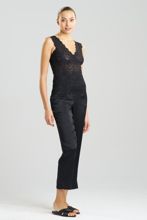 Buy Rose Parfait Allover Lace Tank in Black Online Black Natori