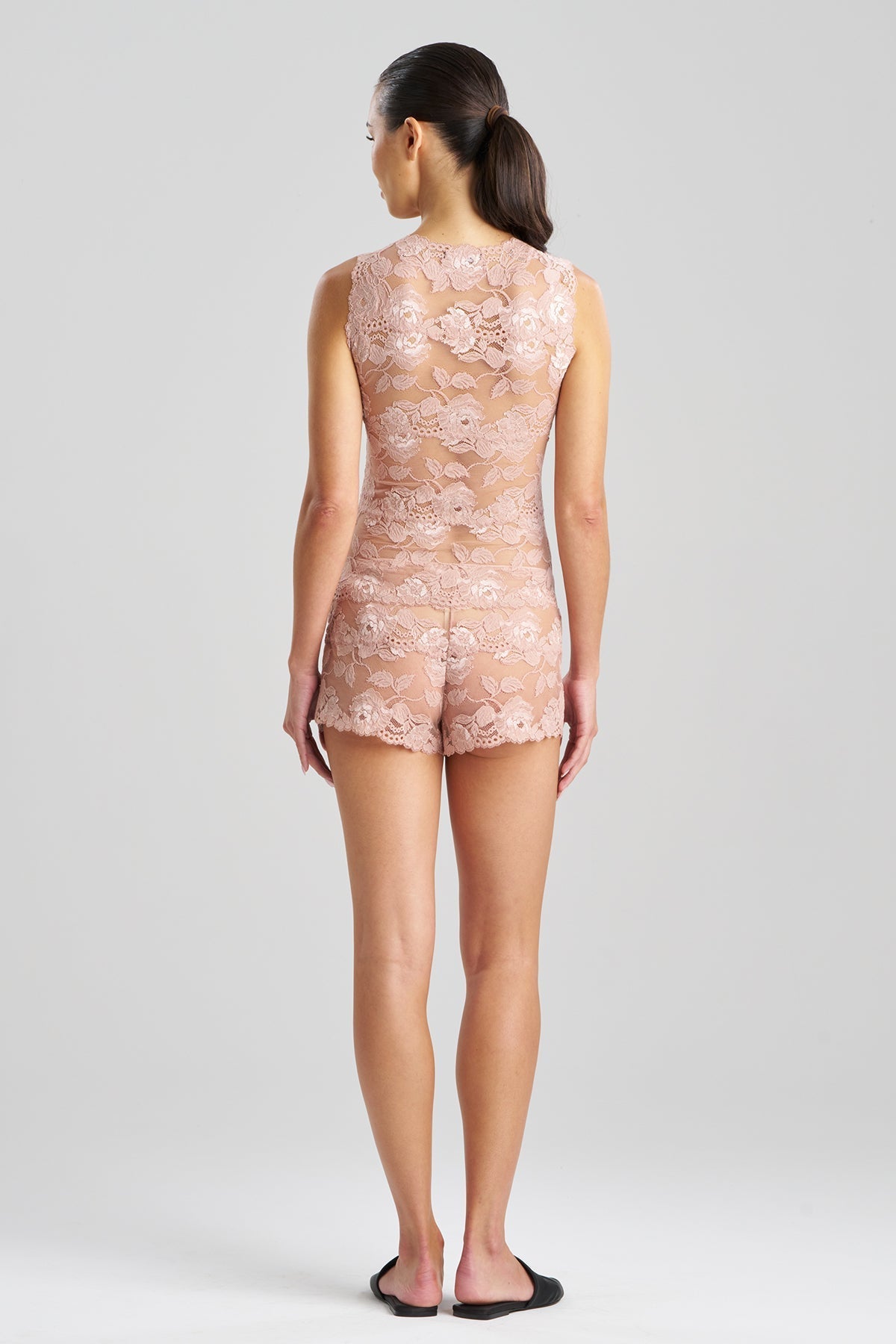 Buy Imagine Allover Lace Tank in Rose Petal Online Rose Petal Natori