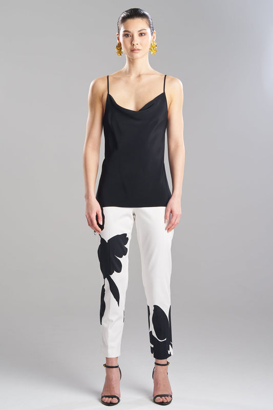 Buy Key Essentials Cowl Silk Cami in Black Online Black Natori