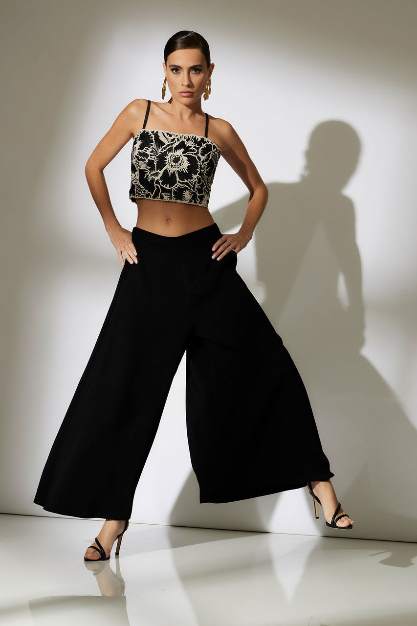 Buy Cote D'Azur Embroidered Lace Bustier in Cream/Black Online Cream/Black Natori