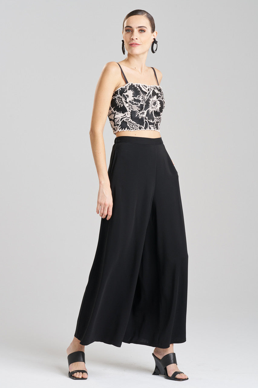 Buy Cote D'Azur Embroidered Lace Bustier in Cream/Black Online Cream/Black Natori
