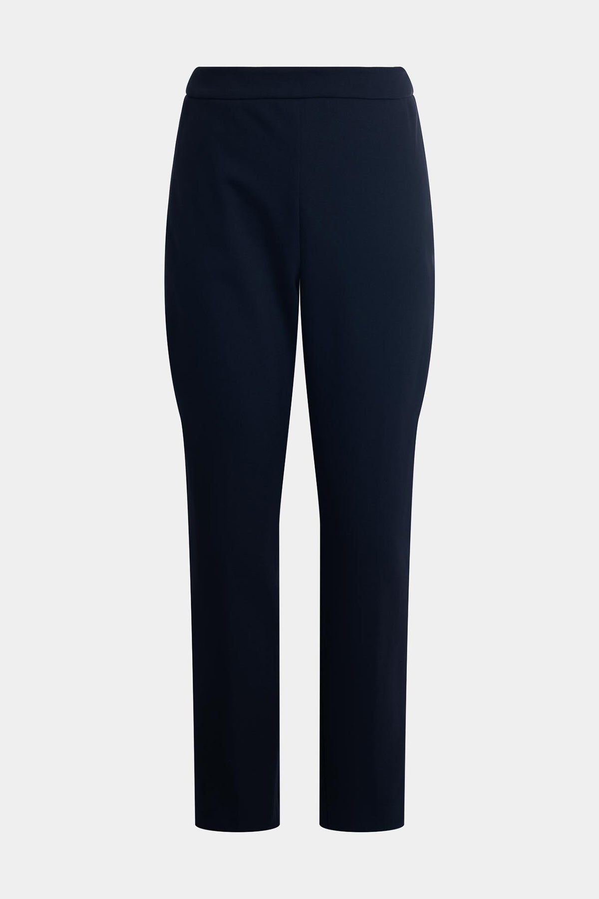 Techno Crepe Side Zip Ankle Pants Black Natori