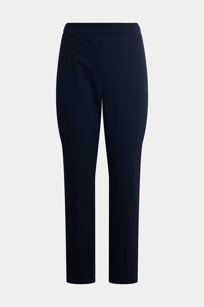 Techno Crepe Side Zip Ankle Pants Black Natori