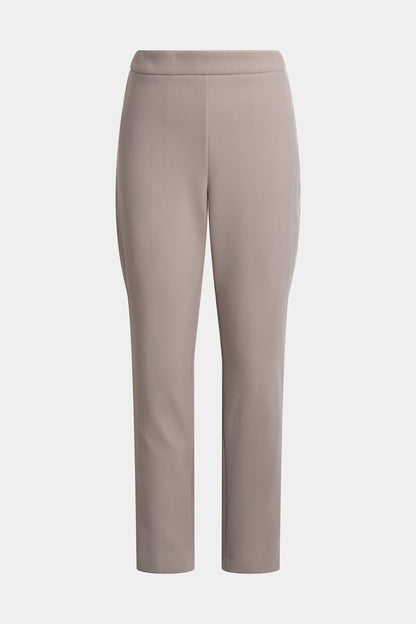 Techno Crepe Side Zip Ankle Pants Taupe Natori