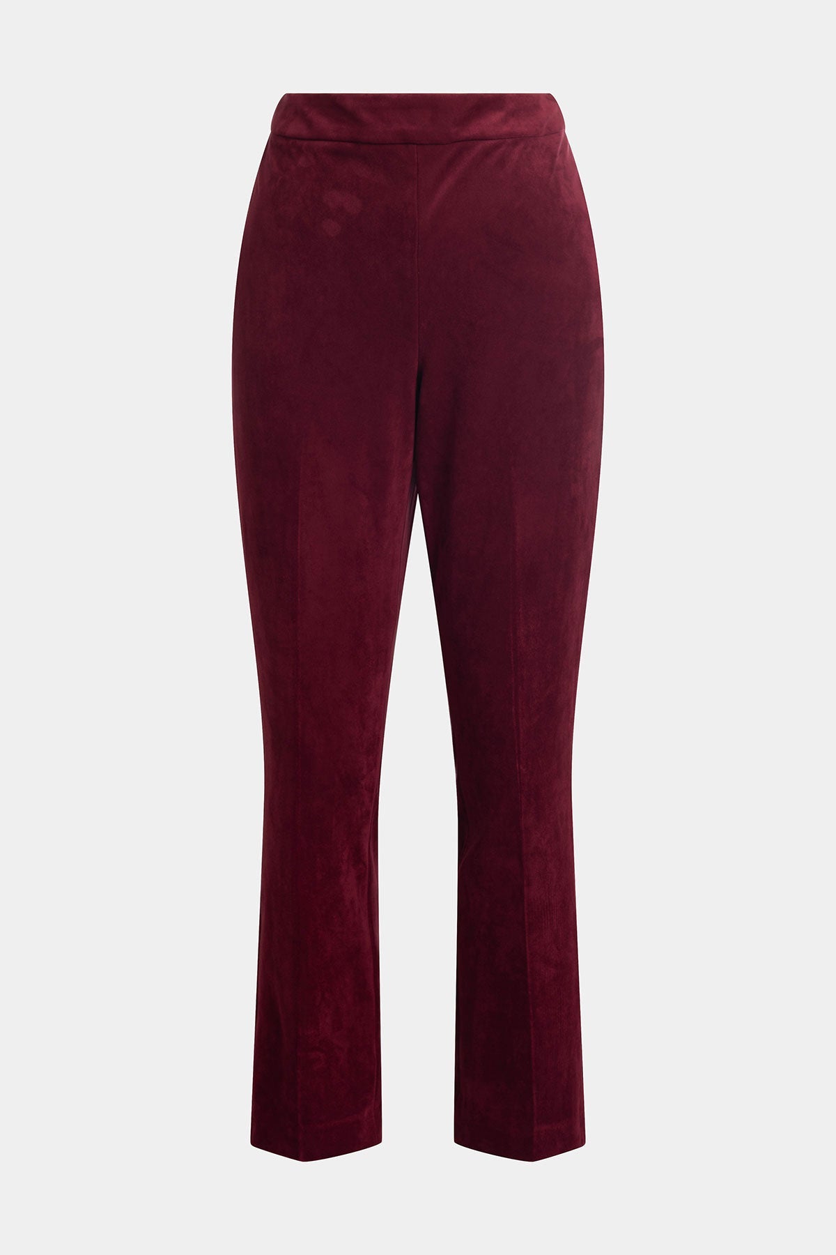 Vegan Luxe Suede Side Zip Ankle Pants Ruby Natori