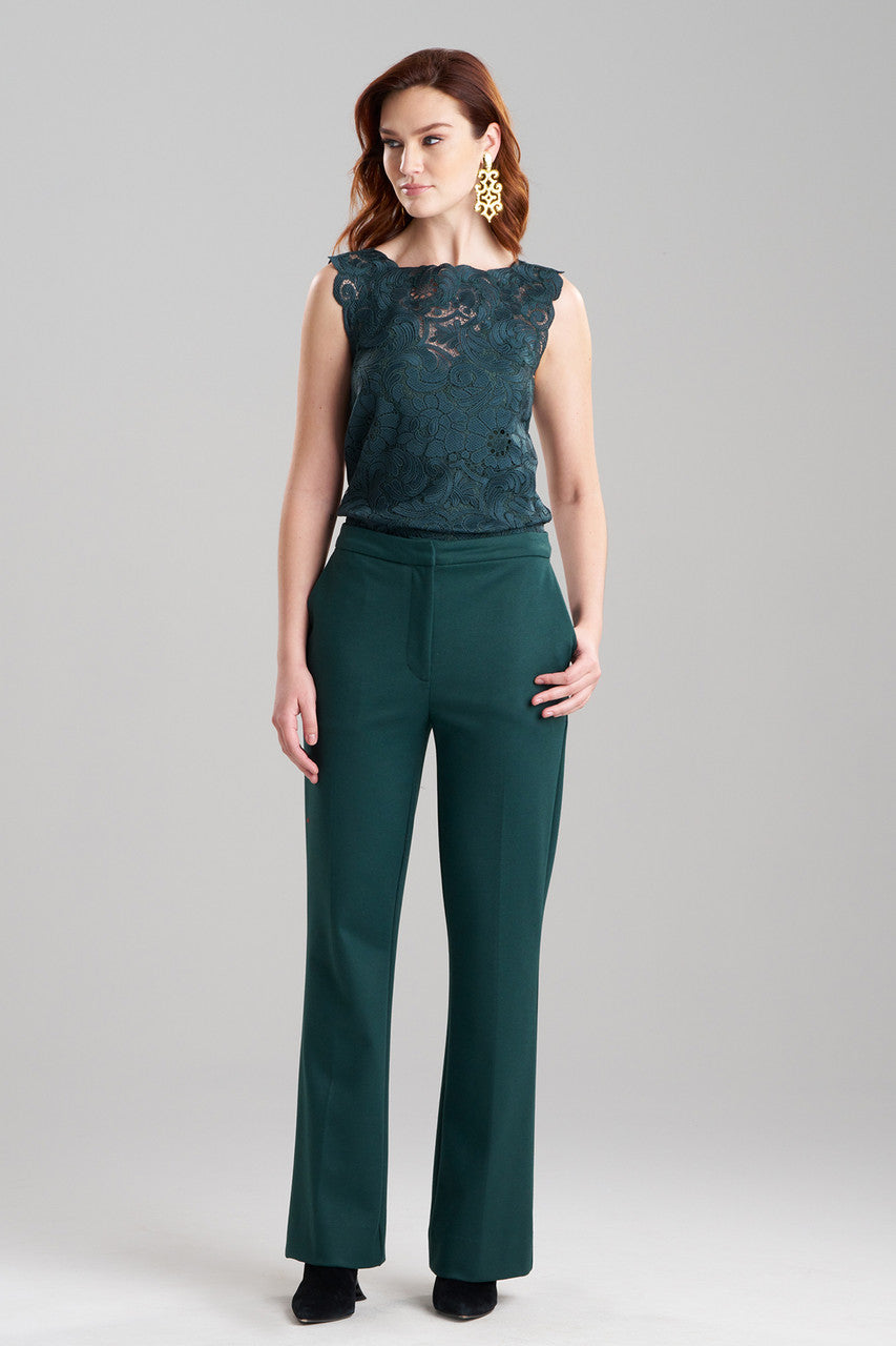 Buy Double Jersey Trousers in Bottle Green Online Bottle Green Natori