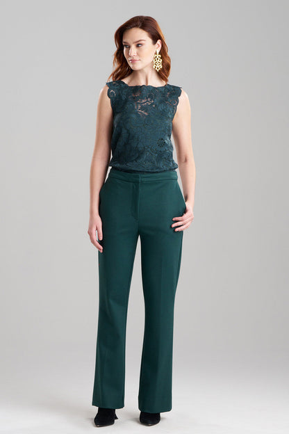 Buy Double Jersey Trousers in Bottle Green Online Bottle Green Natori