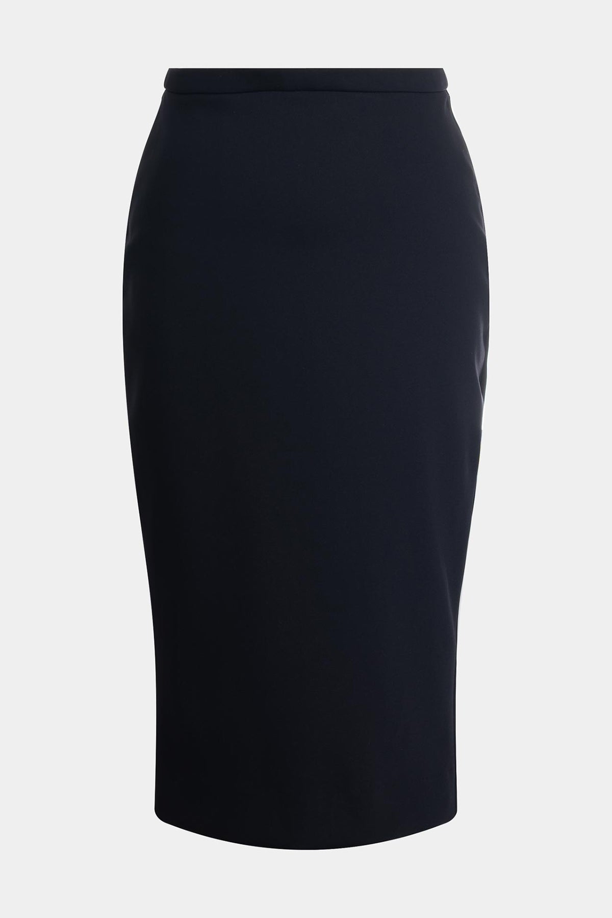 Techno Crepe Pencil Skirt Black Natori