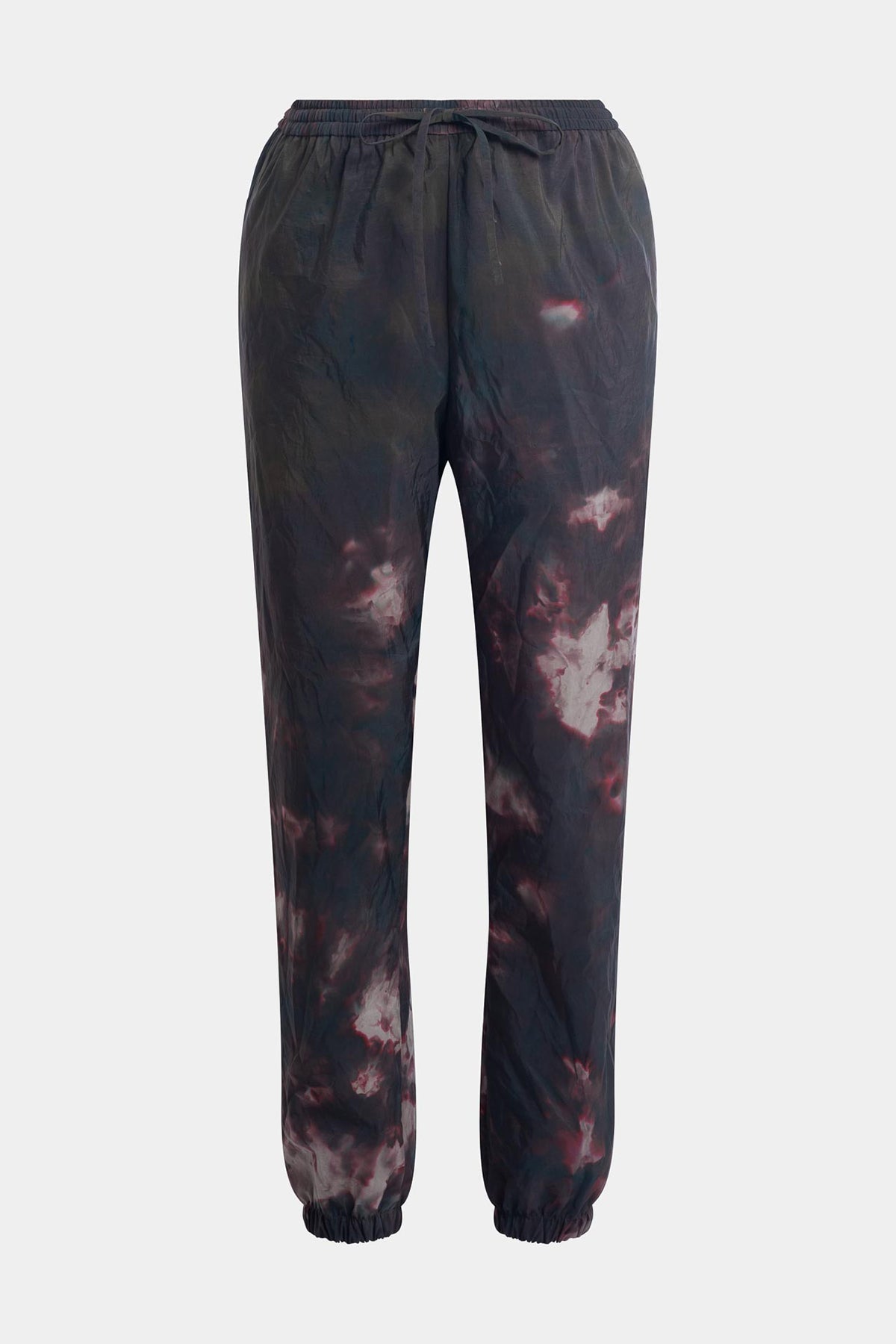 Niji Tie Dye Taffeta Joggers Green Natori