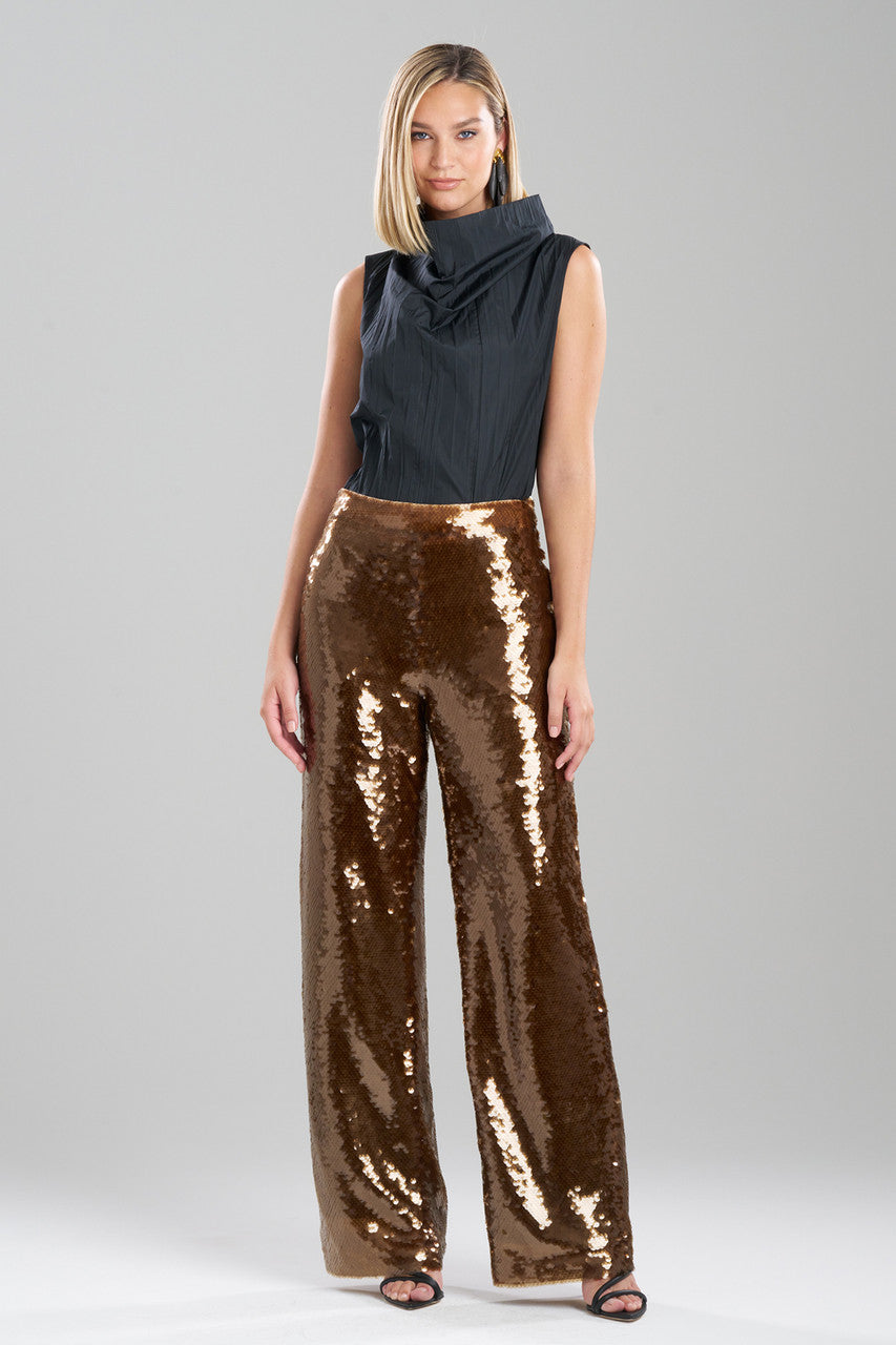 Buy Paillettes Pants in Brown Online Brown Natori