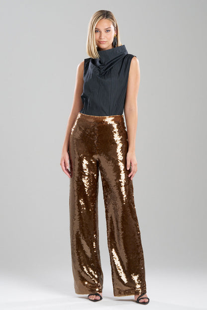 Buy Paillettes Pants in Brown Online Brown Natori