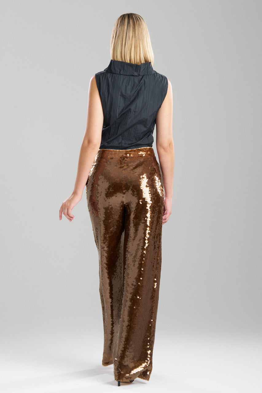 Buy Paillettes Pants in Brown Online Brown Natori