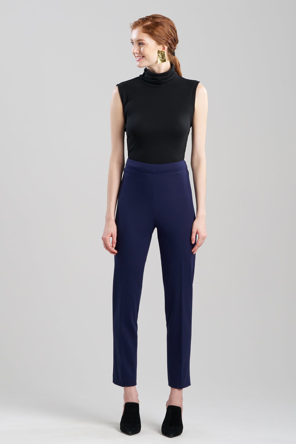 Compact Knit Pants Midnight Navy Natori