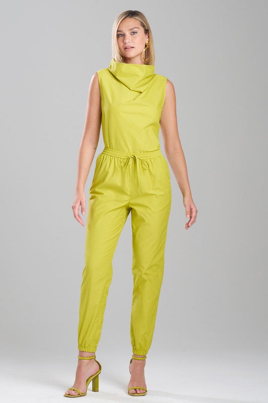 Buy Techno Poplin Jogger Pants in Chartreuse Online Chartreuse Natori