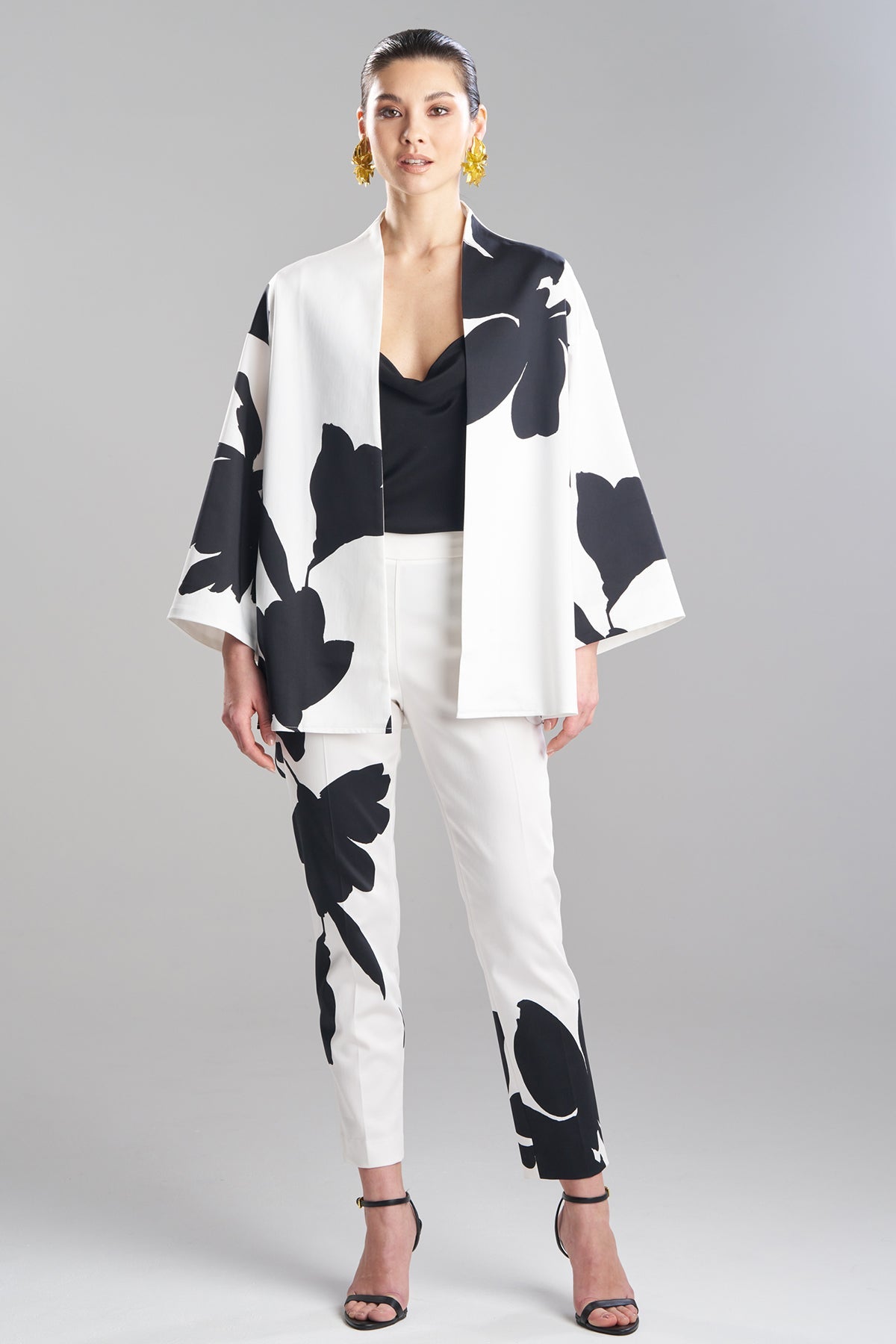 Peony Cotton Chino Coat Warm White Natori