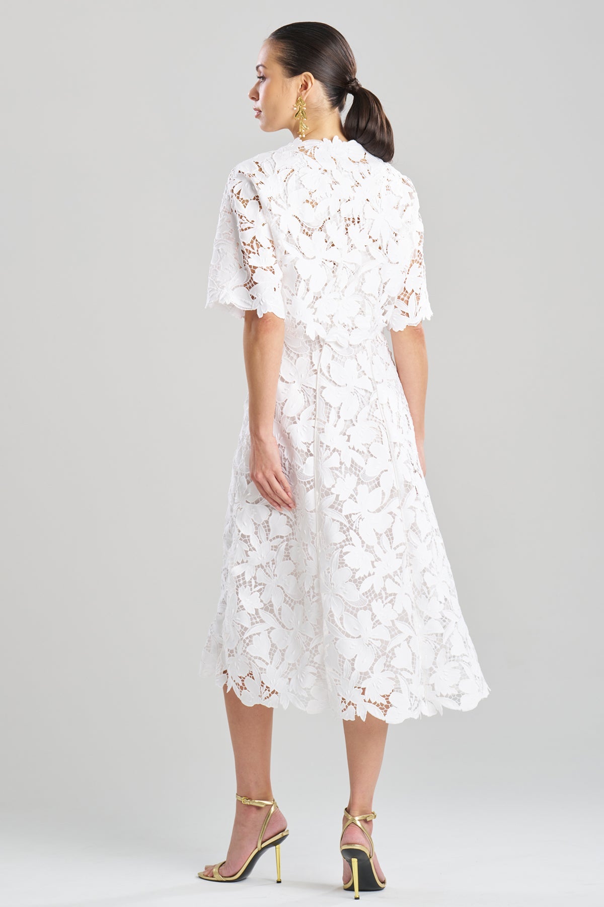 Peony Floral Lace Bolero White Natori
