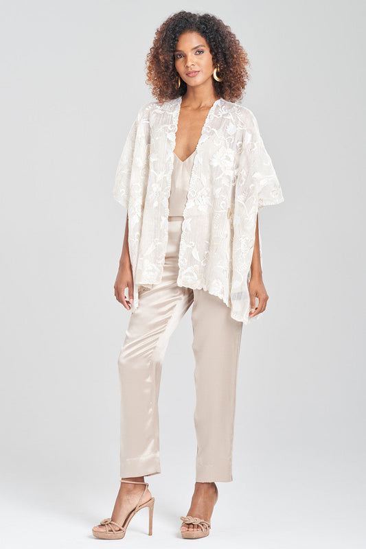 Buy Couture Piña Embroidered Jacket in Natural Online Natural Natori