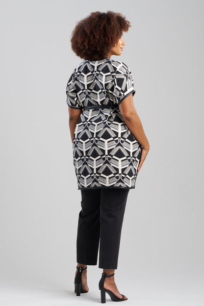 Buy Yantra Poncho Wrap in Black/White Online Black/White Natori