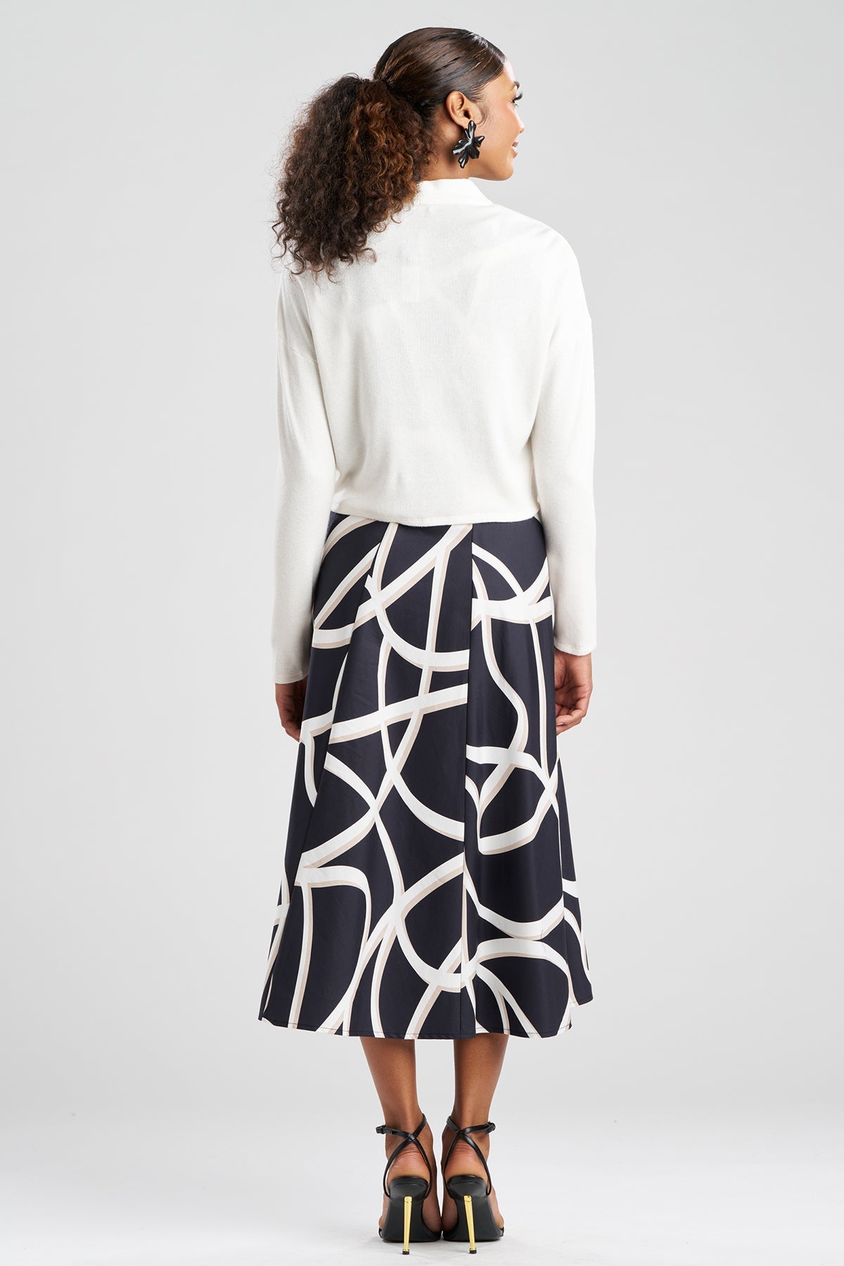 Lightweight Knit Bolero White Natori