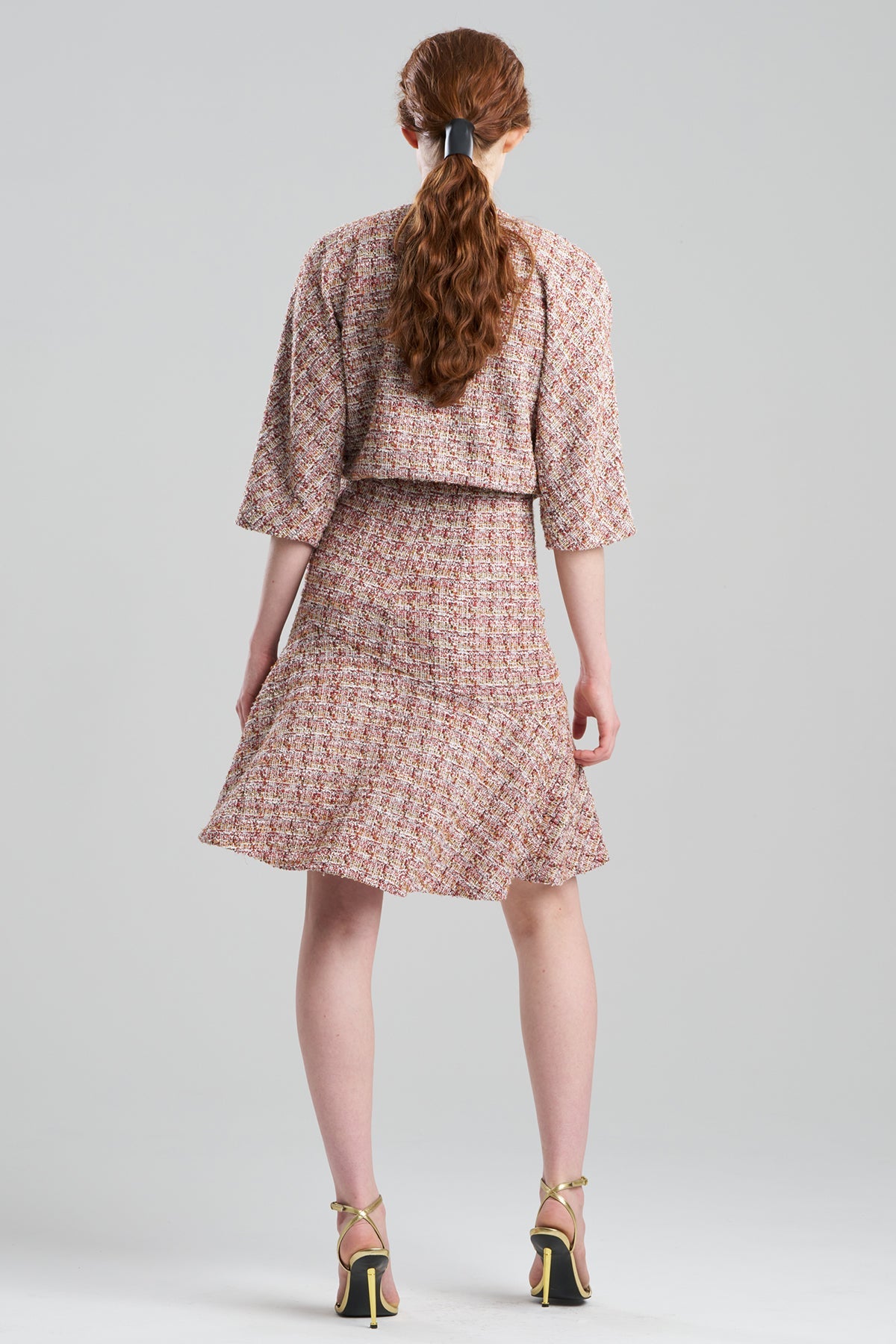 Tweed Cropped Jacket Multi Natori