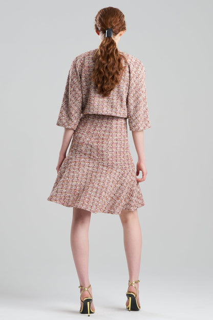 Tweed Cropped Jacket Multi Natori