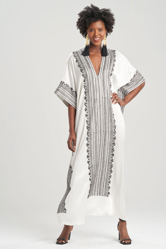 Buy Couture Zehra Caftan in Warm White Online Warm White Natori