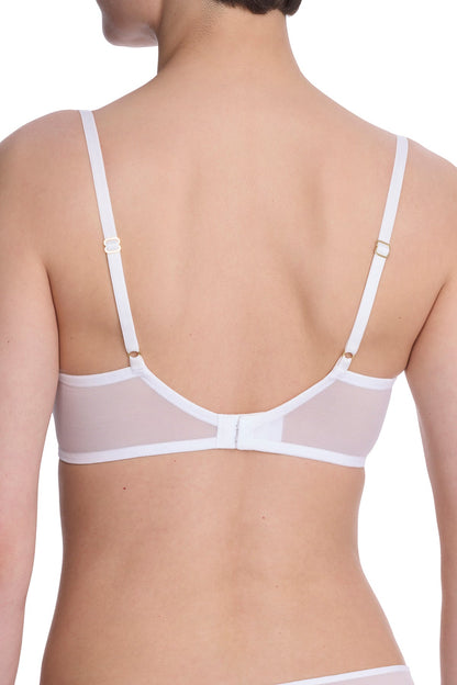 Flora Unlined Balconette Underwire Bra White Natori