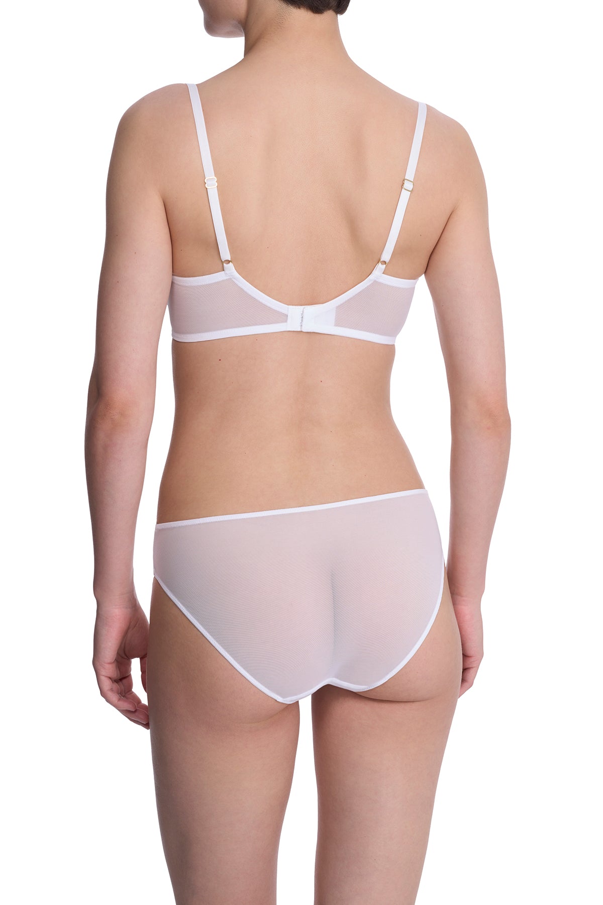 Flora Unlined Balconette Underwire Bra White Natori