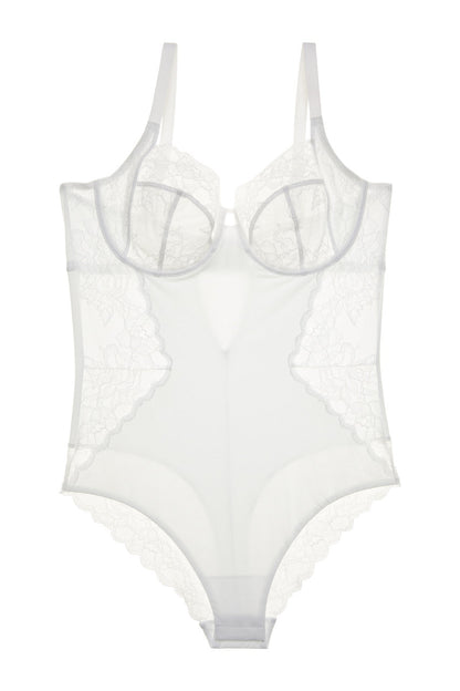 Buy Statement Full Fit Underwire Bodysuit in White Online White Natori