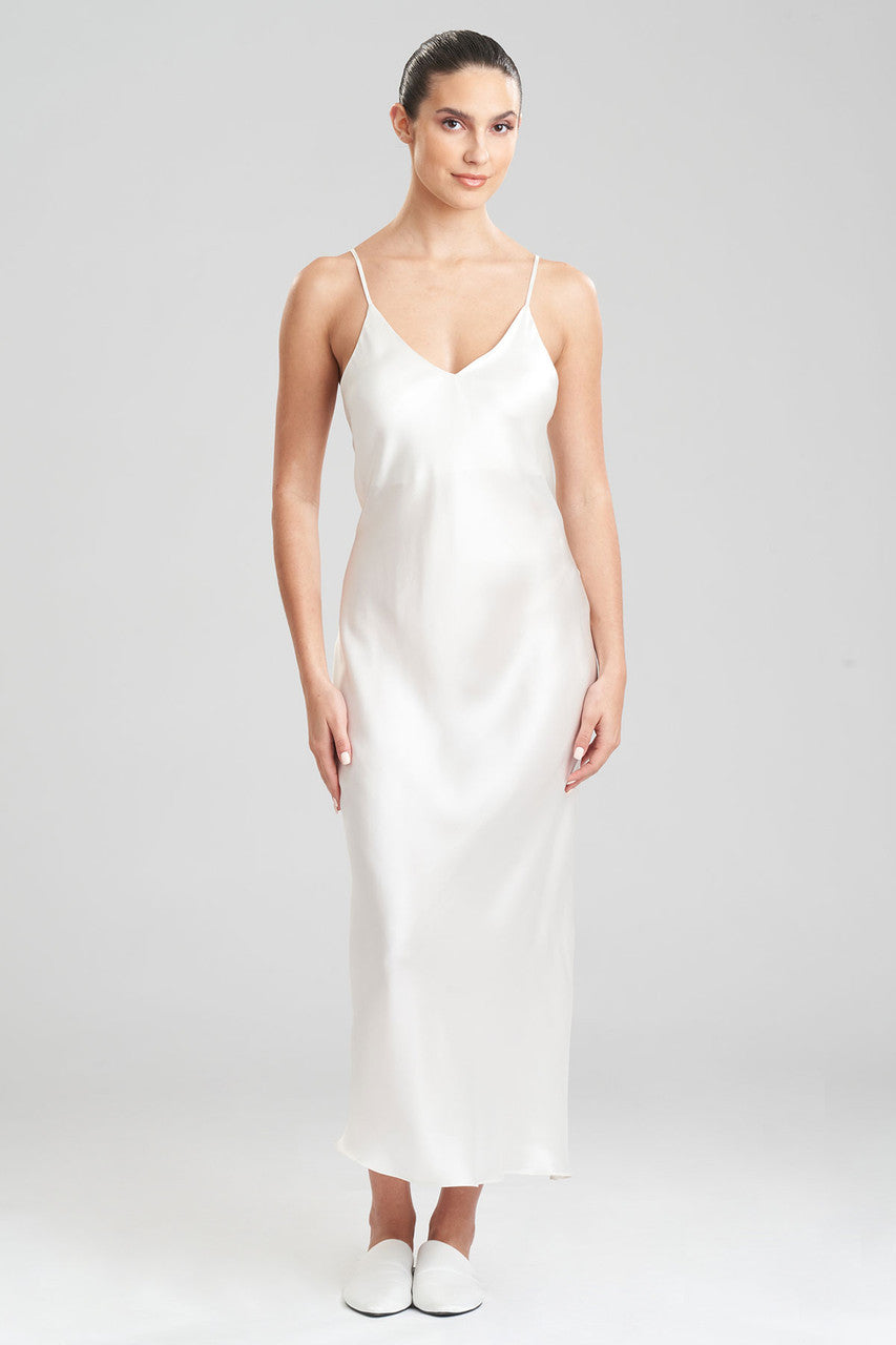 Buy Key Essentials Bridal Silk Gown in Warm White Online Warm White Natori