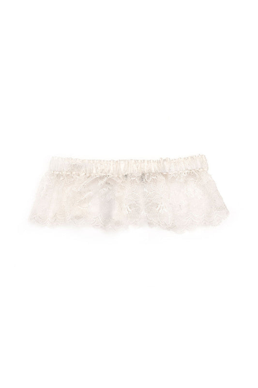 Buy Lolita Silk Garter in Warm White Online Warm White Natori