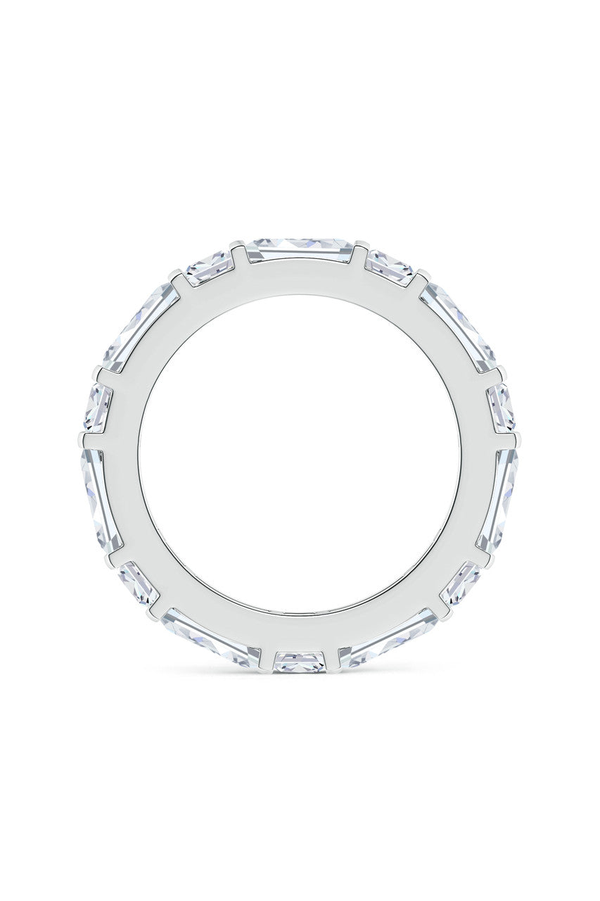 Buy Orient Express Lab-Grown 14K Gold Baguette & Cushion Diamond Eternity Band in 14K White Gold Online 14K White Gold Natori