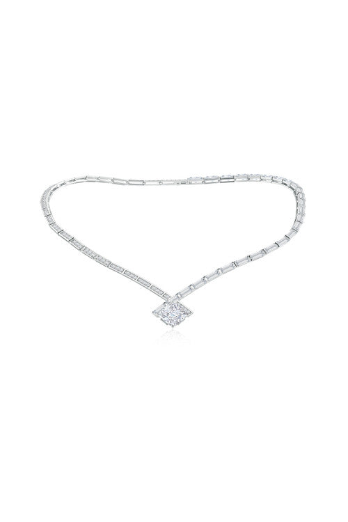 Buy Orient Express Lab-Grown 14K Gold & Cushion Diamond Statement Necklace in 14K White Gold Online 14K White Gold Natori