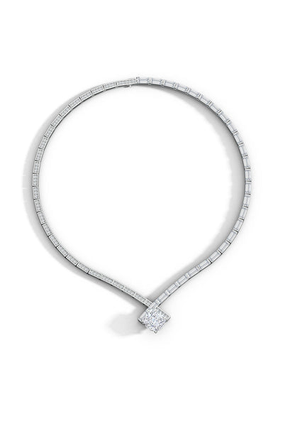 Buy Orient Express Lab-Grown 14K Gold & Cushion Diamond Statement Necklace in 14K White Gold Online 14K White Gold Natori