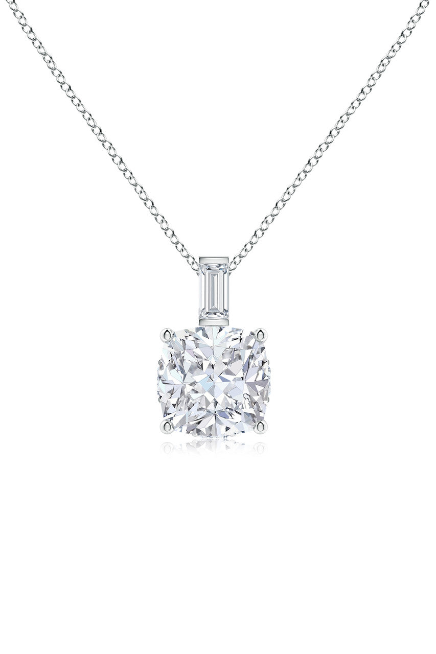 Buy Orient Express Lab-Grown 14K Gold & Cushion Diamond Pendant Necklace in 14K White Gold Online 14K White Gold Natori