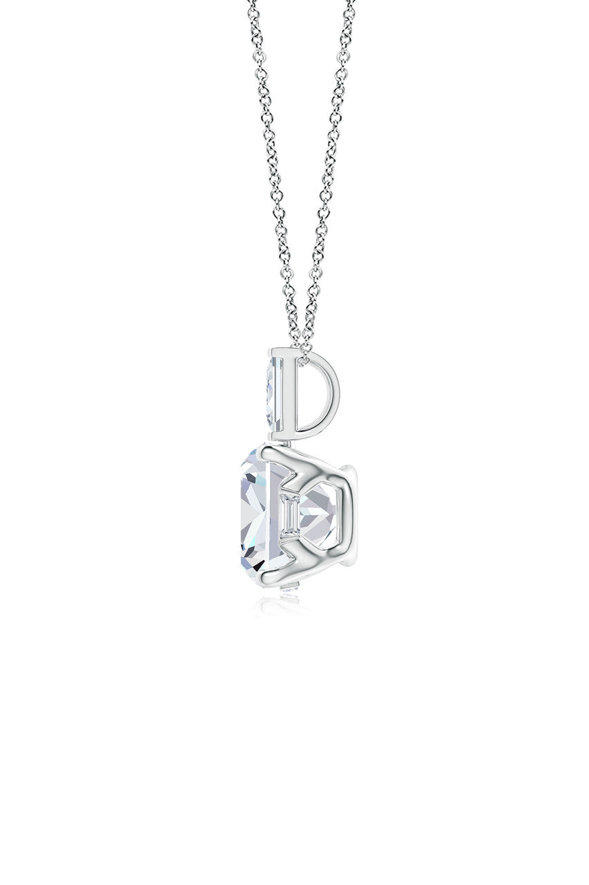 Buy Orient Express Lab-Grown 14K Gold & Cushion Diamond Pendant Necklace in 14K White Gold Online 14K White Gold Natori
