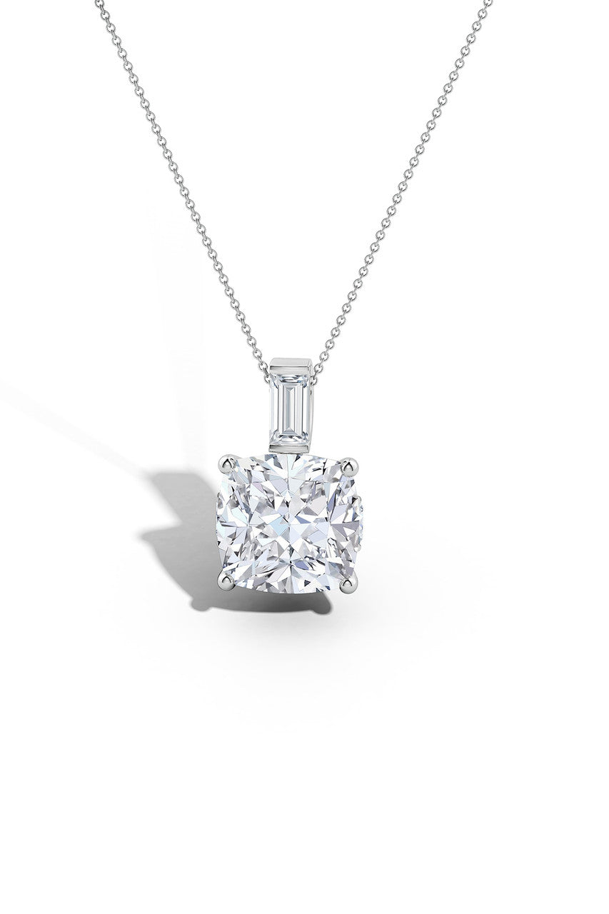 Buy Orient Express Lab-Grown 14K Gold & Cushion Diamond Pendant Necklace in 14K White Gold Online 14K White Gold Natori
