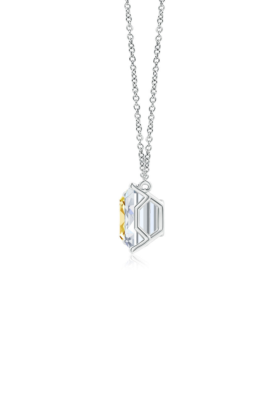 Buy Orient Express Lab-Grown 14K Gold with Yellow & White Diamond Two Stone Pendant Necklace in 14K White Gold Online 14K White Gold Natori