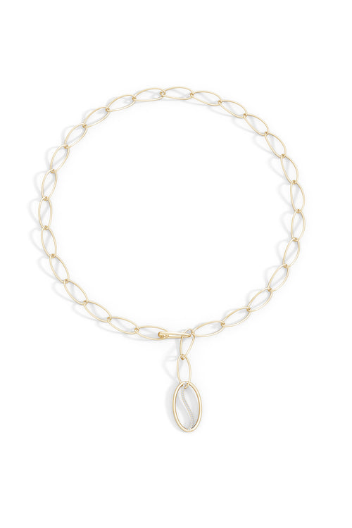 Buy Shangri-La Elliptical Yin-Yang 14K Gold and Diamond Y Necklace in 14K Yellow Gold Online 14K Yellow Gold Natori