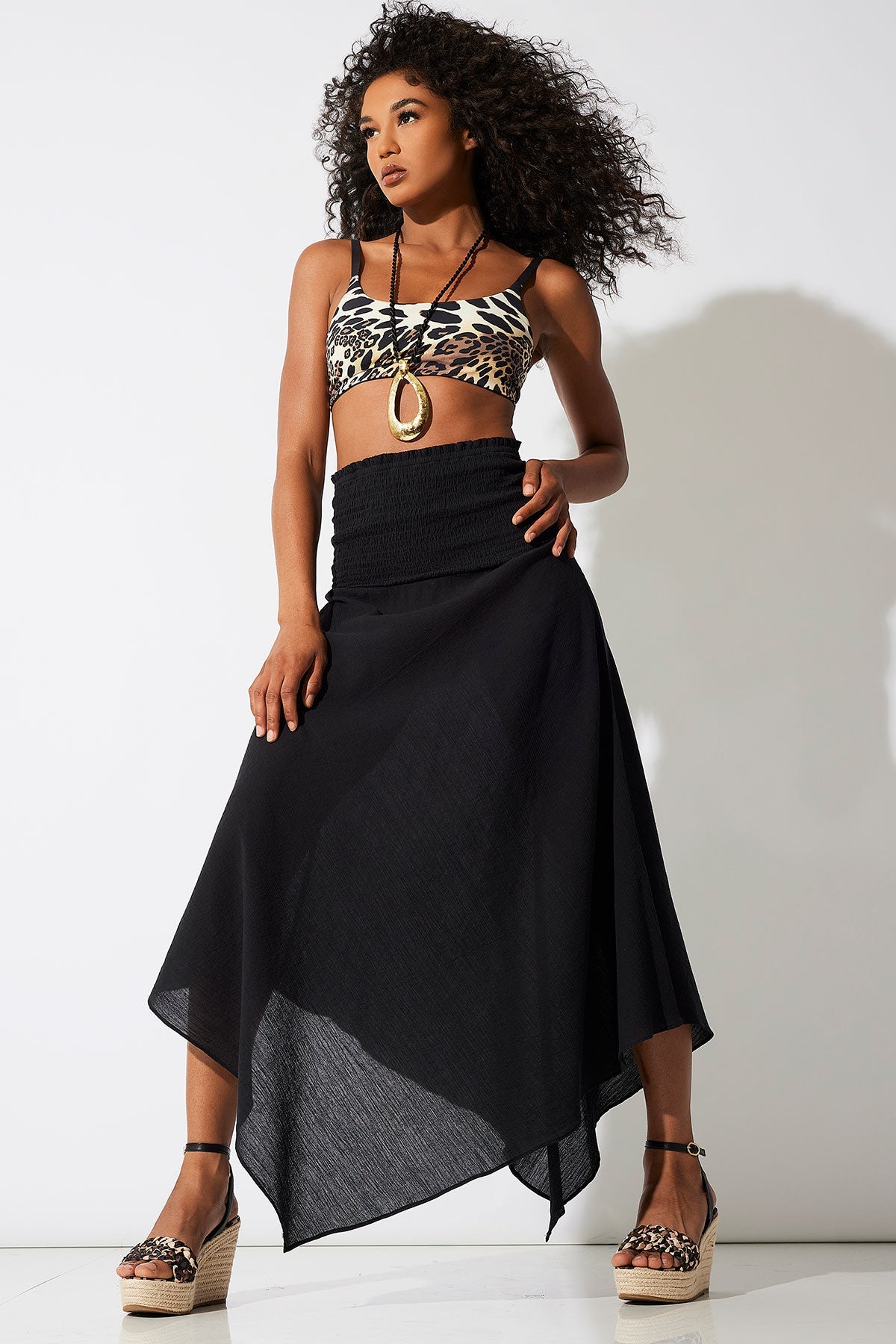 Buy Riviera Reversible Bikini Top in Luxe Leopard/Black Online Luxe Leopard/Black Natori