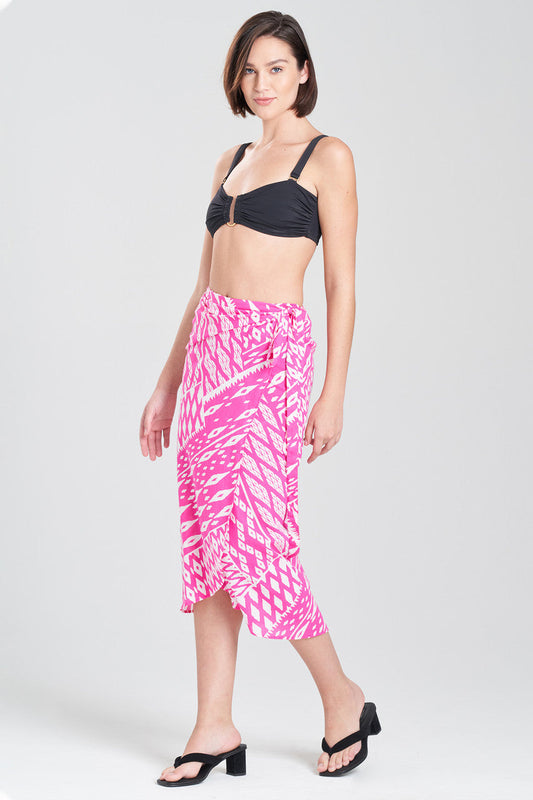Buy Chibana Getaway Pareo in Hot Magenta Combo Online Hot Magenta Combo Natori